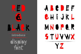Every font is free to download! Red And Black Font By Z Zajka Creative Fabrica In 2020 Otf Font Font Bundles Best Script Fonts