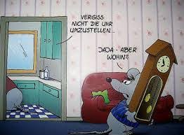 Hier sind verweigerer willkommen wer die zeitumstellung so. Muschelschloss On Twitter Jetzt Geht Das Wieder Los Uhren Umstellen Karikatur Via Uli Stein Zeitumstellung Http T Co Kmpbkxhdd0