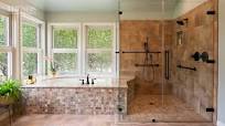 Wheelchair-friendly bathroom remodel