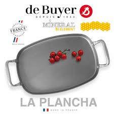 De Buyer Mineral B Grillpfanne Rechteckig La Plancha