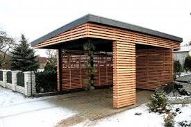 Carport Pool22 Holzfassaden Holzverkleidung Haus Carport Modern