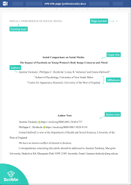 An academic paper doesn't have to be boring. How To Format The Apa Title Page 2021 Example