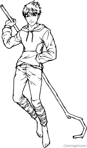 Cool patterns to draw for kids. Jack Frost The Guardian Of Fun Coloring Page Coloringall
