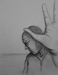 Stay Away Black And White Art Graphite Sketch Drawing Art White Art Drawing Sketches