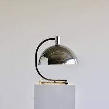 After graduating with a degree in architecture from milan politecnico, franco albini straddled the fields of furniture, product design, architecture, urban planning, and interior design. Early Chrome Plated Table Lamp By Franco Albini Antonio Piva Franca Helg Space Chrome