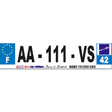 Nous vous proposons deux gammes de plaques d'immatriculation : Autocollant Dessous Plaque Immatriculation Notoriete Et Fidelisation De Clientele Automobile Autosignaletique