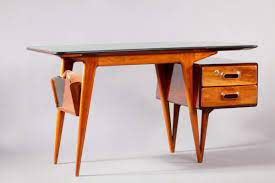 Italian Organic Shaped Desk 1950s 1 Desk Table 1950s