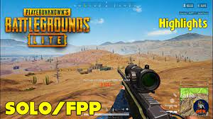 Pubg Lite After Long Time Dead Game Solo Fpp Highlights Youtube