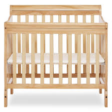 Dream On Me Aden Natural 4 In 1 Convertible Mini Crib 628 N The Home Depot