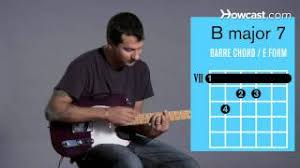 How to read guitar tabs. How To Play A B Major 7 Barre Chord On Guitar Howcast