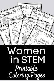 Make a coloring book with trees stem for one click. Women In Stem Printables To Inspire During Women S History Month