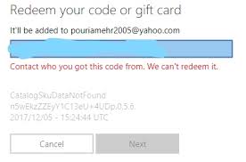 If you need to contact me do t<removed for privacy@h. Can T Redeem My Minecraft Win 10 Gift Code Microsoft Community