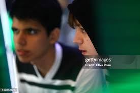 Nicolas Villalba and Donovan Hunt of KiNG eSports pose with their... News  Photo