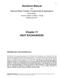 Fundamentals of heat and mass transfer, 7th edition is the gold standard of heat transfer pedagogy for more than 30 years, with a commitment to continuous improvement by four authors having more than 150 years of combined experience in heat transfer education, research and practice. Solutions Manual For Heat And Mass Transfer Fundamentals Applications Transferencia De Calor