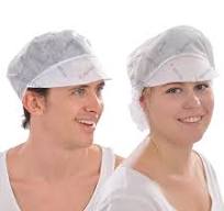 Customizable Disposable Non - Woven PP Head Cover with Snood ...