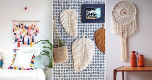 Macrame wall hangings are also very popular boho wall decor ideas. Macrame Pattern Diy Wall Hanging Tutorial Pdf Beaded Tapestry Dowel Fringe Fiber Art Modern Boho Home Decor Tutorials Kits How To 330 Co Il