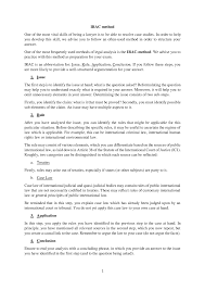 Issue, rule, application, and conclusion. Irac Method Irac Method One Of The Most Vital Skills Of Being Lawyer Is To Be Able To Resolve Case Studies In Order To Help You Develop This Skill We Advise