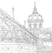 Printable adult paris buildings and eiffel tower coloring page. Secret Paris Color Your Way To Calm By Zoe De Las Cases Coloring Book Barnes Noble