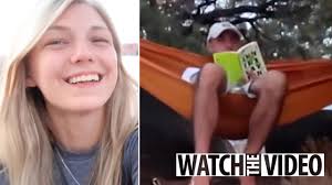 Gabby Petito's fiancé Brian Laundrie spotted in video reading book called  Annihilation about women who go missing