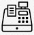 Flat Cash Register Icon
