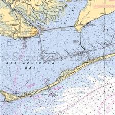 florida apalachicola nautical chart decor in 2019