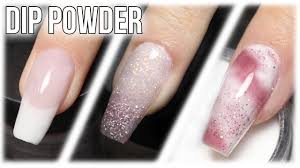 3 Dip Powder Nail Designs French Ombre Marble Youtube