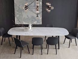 Rectangular Marble Table Mad Dining Table By Poliform Dining Table Marble Dining Room Design Modern Marble Dining