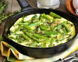 Recette De Omelette Legere Aux Haricots Verts Frais Et Thym Recette Haricots Verts Frais Recette Haricot Vert Haricots Verts