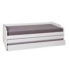 lit multifonctions 80x190 blanc lotar lit coffre pas cher