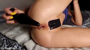 Taped pussy, anal fisting only