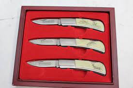 Made with the same care as their gun range, these knives smack of quality and consists of Winchester 2006 Limited Edition Knife Set Property Room