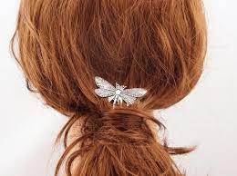 Beauty for body & soul Vintage Style Dragonfly Hair Clip Silver Dragonfly Hairpiece Silver Dragonfly Hair Comb Dainty Dragonfly Hair Clip Barrettes Clips Weddings Bgc Sedahotels Com