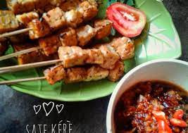 Resep Sate Kere Tahu Tempe Oleh Kunitma Recipe Resep Tahu Makanan Resep Masakan Indonesia