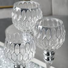 Free delivery and returns on ebay plus items for plus members. Set Of Three Silver Honeycomb Candle Holders No5a Interiors