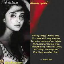 Best drowsyeyes Quotes, Status, Shayari, Poetry & Thoughts