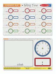 View reviews of this product. Colour A Mat Telling Time Melissa Doug Educational Resources And Supplies Teacher Superstore
