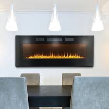 The first impressive feature is that it can be installed in 3 different ways, each with a unique appearance. Napoleon Efl50h Azure Built In Wall Mount Electric Fireplace With Heater Recessed Electric Fireplace Electric Fireplace Wall Mount Fireplace