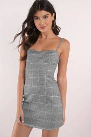 After School Grey Plaid Dress Gray Plaid Dress Dresses Day Dresses
