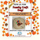 Family Craft Day at TMM- Turkey Handprint Potholder event image