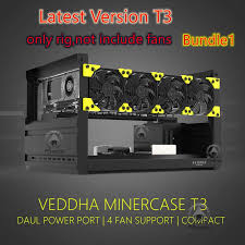 Taxes and shipping included in price. Veddha 6 Gpu T3 Miner Mining Rig Aluminum Open Air Case Computer Eth Frame Rig For Bitcoin Miner Kit Computer Cases Towers Aliexpress