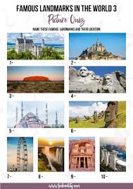 If you regularly keep up with the news, you know that the world can look like a pretty awful place sometimes. Best Famous Landmarks Picture Quiz 120 Questions And Answers Beeloved City