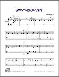 Wedding March Menndelssohn Sheet Music For Piano Digital Print Http Makingmusicfun Net Htm F Print Piano Sheet Easy Piano Sheet Music Piano Sheet Music