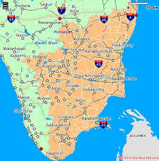 Download kerala state heat map by district excel template for free. Jungle Maps Map Of Karnataka And Kerala