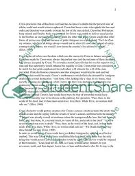 Based On The Details In The Passage, You Can Most Reasonably Conclude That Antigone'S  Tragic Flaw Is - Brainly.Com