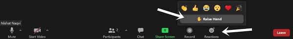 But if you're using zoom on your pc, you can see the toolbar once you move your mouse on the zoom meeting. How To Raise Hand On Zoom On Pc And Mobile App