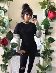 Aesthetic Black And White Striped Pants Outfit Ideas 59 Edgy Grunge Outfits To Try Now 2018 Edgy Outfits Fashion Aesthetic Clothes