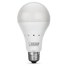 Feit Electric 40 Watt Equivalent Soft White 2700k A21 Intellibulb Battery Backup Led Light Bulb A800 827 Bat Ledi The Home Depot