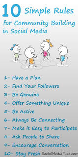 10 Simple Yet Effective Rules For Building Your Social Media Community And Roi Blogging Marketing Social Media Community Social Media Social Media Success