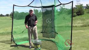 There are two ways to practice golf in your backyard. Backyard Driving Range Golf Mats Net And Auto Golf Ball Dispenser Youtube