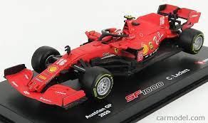 Leclerc tuscan gp f1 (2020) 1/43 diecast bburago 36823 cl. Burago Bu36819l Scale 1 43 Ferrari F1 Sf1000 Team Scuderia Ferrari Mission Winnow N 16 Austrian Gp 2020 Charles Leclerc Matt Red